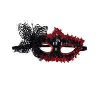 Générique Masque de mascarade de paillettes de papillon de demi visage léger élégant masque de tenue de papillon costume de partie mascarade de fleur de côté masques