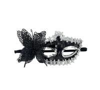 Générique Masque de mascarade de paillettes de papillon de demi visage léger élégant masque de tenue de papillon costume de partie mascarade de fleur de côté masques