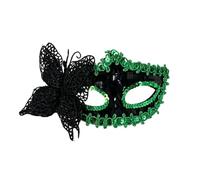 Générique Masque de mascarade de paillettes de papillon de demi visage léger élégant masque de tenue de papillon costume de partie mascarade de fleur de côté masques