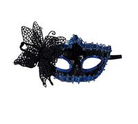 Générique Masque de mascarade de paillettes de papillon de demi visage léger élégant masque de tenue de papillon costume de partie mascarade de fleur de côté masques