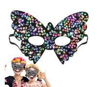 Générique Masque de Mascarade pour Femmes | Costume -long Papillon Brillant,Cache Visage Pour Mascarade | pour Fête de Noël Croisière Festival Cosplay Carnaval Costume Étincelant