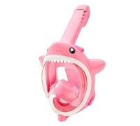 Générique Masque de plongée intégral pour Enfant, Masque de plongée en apnée pour avec Vue panoramique à 180 degrés, Anti-Fuite, antibuée, Dessus secs Pliables, plongée en apnée complète