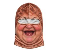 Générique Masque de Ski Cagoule Imprimé 3D, Visage Rigolo Fantaisie, Coupe-Vent Thermique Hiver Cache-Cou pour Snowboard Ski Outdoor, Homme Femme