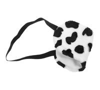 Générique Masque de Sommeil Moelleux Yeux, Cache-œil Respirant et Hypoallergénique en Peluche, Couleur Lait de Vache Ouverture, Confortable et Doux, pour Dormir la Maison Voyage