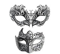 Générique Masque Deguisement Masque Déguisement Costume Yeux Deguisement Noir Yeux Vénitien Couple Mascarade Halloween Femme Sexy Soiree Bal Masqué Femme Venitien Loup Halloween Fête Adulte Dentelle