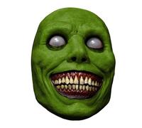Générique Masque D'horreur - Masque De Costume De Démon Souriant En Latex, Accessoire De Cosplay Effrayant Et Réaliste, Déguisement De Fête D'Halloween Effrayant | Couverture Faciale De D'horreur Ter