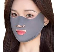 Générique Masque facial UV,Écran respirant UPF50+,Masque de protection solaire à boucles auriculaires - pour Moto Vélo Randonnée Golf Pêche Travail Chantier Plage Extérieur Été