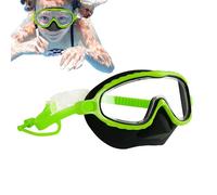 Générique Masque Natation Cache-Nez, Protection oculaire antibuée anti-UV avec bouchons d'oreilles, Lunettes Natation, Pour garçons et filles de 4 à 16 ans, eau, plage, été, piscine,