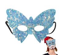 Générique Masque Pour Bal Masqué,Décoration Demi Papillon Brillante | Couvre-Visage de Mascarade Élégant - pour Fête de Noël Croisière Festival Cosplay Carnaval Costume Étincelant