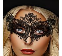 Générique Masque pour les Yeux en Dentelle - Cagoule Spectacle Femmes,Masque de Fête pour Carnaval Halloween Noël Cosplay et Spectacles