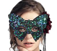 Générique Masque Pour Soirée Masquée | Costume -long Papillon Brillant,Lot de Masques de Mascarade - Pour Déguisements Halloween Carnaval Réveillon De Noël Croisière Festival Cosplay Boîtes De