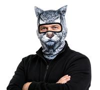 Générique Masque Ski Chat Cache-Cou Doux 3D léger réaliste Coupe-Vent | Cache-Cou Chat Couvre-Visage De Ski Pour Temps Froid Vélo Poussière Travail Extérieur Randonnée Sports de Neige Pêche