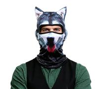 Générique Masque Ski Chat Cache-Cou Doux 3D léger réaliste Coupe-Vent | Cache-Cou Chat Couvre-Visage De Ski Pour Temps Froid Vélo Poussière Travail Extérieur Randonnée Sports de Neige Pêche