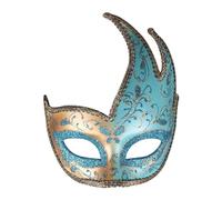 Générique Masque Soiree Bal Masqué Homme, Masque Baroque Femme Loup en Dentelle Noire Masque Soiree Chic Venise Homme Costume Bresilienne Femme Carnaval Carnival Mask Masque Blanc A Decorer