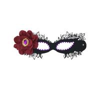 Générique Masque Soiree Chic Femme,Cosplay Maskenball Karneval : Dunkle Geheimnisvolle Halbgesichtsmaske FüR Die KostüMnacht (Purple, One Size)