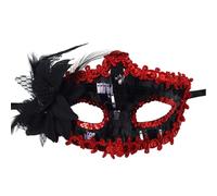 Générique Masque Vénitien De Bal Masqué Pour Homme Hommes Femmes Masques Sexy Venise Noir Dame Demi Visag Mascarade Couple Carnaval Femme Plumes Mardi Gras Halloween Costume Party(RD1)
