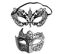 Générique Masque Vénitien-Demi-masques Carnaval avec Détails Vintage pour Déguisement Bal de Maquillage Mascarade,Masque Bal Masqué,Création Mode