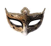 Générique Masque Vénitien-Demi-masques Carnaval avec Détails Vintage pour Déguisement Bal de Maquillage Mascarade,Masque Carnaval A Decorer,DéfiléCarnaval