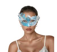 Générique Masque Vénitien Dentelle Loup Demi Visage pour Femme Masque de Soirée à Sangle Réglable Style Sexy en Dentelle Noire Accessoire Mascarade pour Bal Masqué Carnaval Halloween Fête