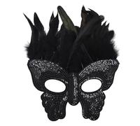 Générique Masque Venitien Femme Masqué Ou Fête Costumée Venise Or Deguisement Pour Et Adultes Diy De Mascarade Carnaval Noir Rouge Mardi Gras Halloween Costume Party(BK2)