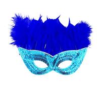Générique Masque Venitien Femme Masqué Ou Fête Costumée Venise Or Deguisement Pour Et Adultes Diy De Mascarade Carnaval Noir Rouge Mardi Gras Halloween Costume Party(Bleu)