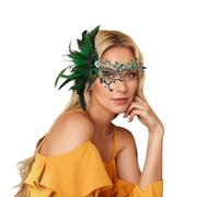 Générique Masque Vénitien Homme De Fête Bal Sexy Venise Or Et Noir Femme Máscara Mascarada Venecianas Hombres Mujeres Vintage Mascarade Carnaval A Decorer Pour Cosplay À Thème(Vert)