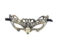 Générique Masques de Carnaval-Cosplay Demi-visage Mystérieux Haut Gamme Mascarade Romain Rétro (Gold, One Size)