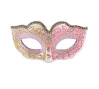 Générique Masques de Carnaval-Feuille d'or demi-visage pour fêtes exclusives, mascarade et autres événements créatifs, et élégant pour toutes les occasions. (One Size)
