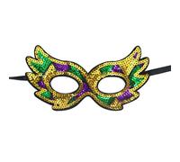 Générique Masques de Carnaval-Lunettes de Carnaval à paillettes multicolores, un accessoire original pour les fêtes. (Multicolour4, One Size)