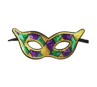 Générique Masques de Carnaval-Lunettes de Carnaval à paillettes multicolores, un accessoire original pour les fêtes. (Multicolour1, One Size)
