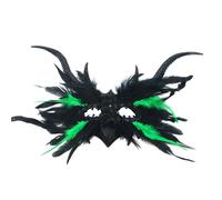 Générique Masques de Carnaval-Mascarade élégante pour une soirée gothique demi-visage, costume d'opéra, cache-yeux (Green, One Size)