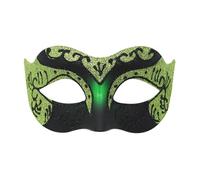 Générique Masques de Carnaval-Mascarade scintillante pour soirées costumées, maquillage élégant à paillettes pour les yeux, idéal pour bals masqués et Halloween. (Green, One Size)