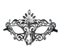 Générique Masques de Carnaval-Moule antique mascarade pour hommes et femmes (Silver, One Size)