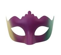 Générique Masques de Carnaval-Or Violet Et Vert Trois Couleurs Rétro Demi-Visage Scène Performance Fête Déguisement Accessoires (Purple, One Size)