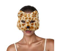Générique Masques de Carnaval-Soirée costumée élégante de Carnaval avec motifs animaliers et synthétiques pour événements costumés (Brown, One Size)