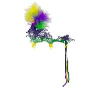 Générique Masques De Mascarade Élégant Masque D'Oiseau Avec Plumes Vénitien Bal Femmes Homme Dame Sexy Demi Visag Venitien Carnaval Et Femme Pour Déguisement Maquillage Cadeau(Dark Violet)