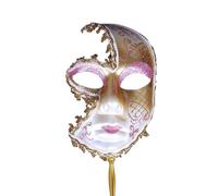 Générique Masques Soirée Bal Masqué Sangle Élastique Décontractés Mask Accessoire De Déguisement Amusant Mystérieux Loup en Dentelle Soirée D'année Décoration pour Fête Cosplay Déguisement