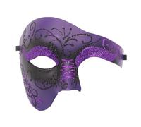 Générique Masques Vénitiens,Loup Demi-Forme Sexy Mascarade Femme Masque pour Carnaval,Fête Déguisée,Soirée Élégante ou Halloween,Masque A Colorier,kaléidoscope couleurs