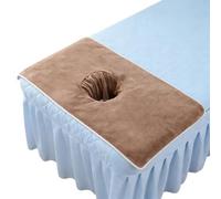 Générique Massage Bed Towel Cover - Massage Bed Face Towel | Spa Face Hole Towels Kit, Reusable Massager Table Headrest Covers, Table Linens Cloth for Home Salon Beauty Hotel Travel Apartment Nursery