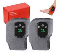 Générique Massage Pieds,Appareil Massage des Pieds,Masseur 3 en 1, Vibrations Multi-Niveaux Et Mode Combiné,Enveloppement Chauffant Électrique pour Les Pieds