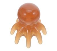 Générique Masseur de Tête de Pieuvre en Résine à Huit Griffes, Peigne Gua Sha Portable pour Stimuler Vitalité, pour Voyages et Relaxation du Cuir Chevelu