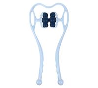 Générique Masseur Manuel de Vertèbres Cervicales Rouleau, Design Ergonomique Léger en Pp, Contrôle Force, pour Massage du Cou Bureau, Couleur Bleu