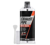 Générique Mastic Système D'Échappement 50 ML adhésif Anti-Fuite précis | Mastic réparation fuite silencieux échappement Pour propriétaires bord de route maison garage atelier entretien