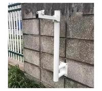 Générique Mât de caméra de Surveillance résistant aux intempéries, Colonne de Montage Verticale segmentée, Poteau Mural CCTV Robuste de 2 m (6,6 pi) - Support de caméra d