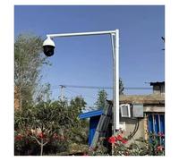 Générique Mât de caméra de Surveillance résistant aux intempéries, Colonne de Montage Verticale segmentée, Support de caméra CCTV réglable à 360°, Poteau de Surveillance