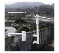 Générique Mât de caméra de Surveillance résistant aux intempéries, Colonne de Montage Verticale segmentée, Support Mural Rotatif à 360° pour caméra de sécurité, Poteau CC