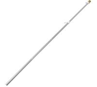 Générique Mât de Drapeau Extérieur en Acier Inoxydable 304, 1,9 Mètre, 5 Sections Démontables, Rotatif Anneau Anti-enchevêtrement, Support Résistant aux Intempéries pour Jardin et Terrasse