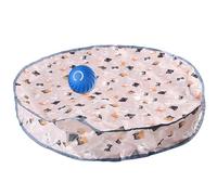 Générique Mat de Jeu de Chat, Jouet automatisé de Chat,USB Cat Ball Toy Rolling Rolling in Pouch avec Trois Modes | Accessoire pour Animaux de Compagnie interactifs pour Jouer, chasser, Famille, Amis