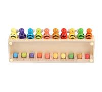 Générique Matching Game, Educational Color Learning Toy, Wooden Bee Shape Puzzle, Interactive and Skill-Building Design, for Preschool, Kindergarten, Classroom Use by Boys Girls