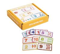 Générique Matching Game, Toddler Educational, 4.92x4.53x0.98 inches Interactive Strategic Play, Number & Color Recognition for Classroom, Birthday Gift, Boys and Girls 3 Up Years